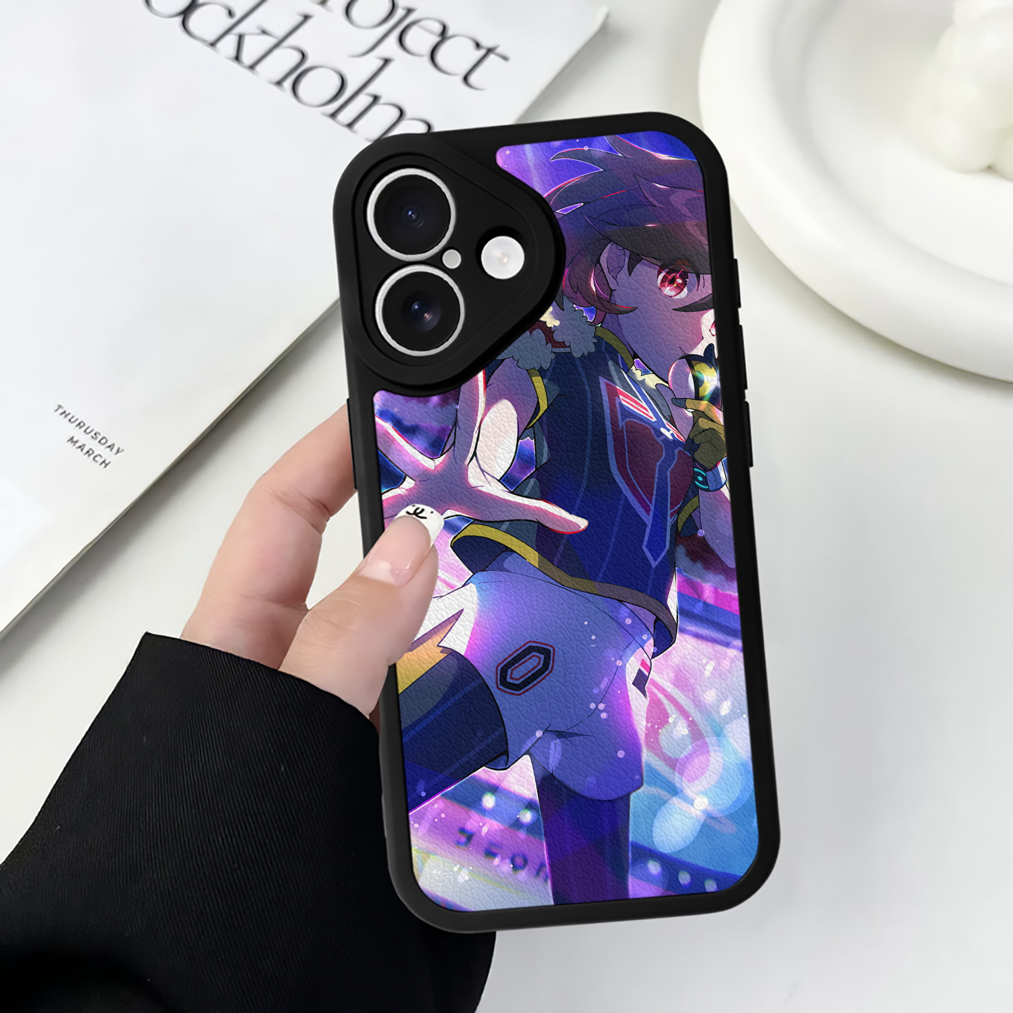 （画像用） ポケットモンスター Pokémon 【iPhone 16シリーズ対応】シリコンスマホケース（レザー調） 材質：シリコン